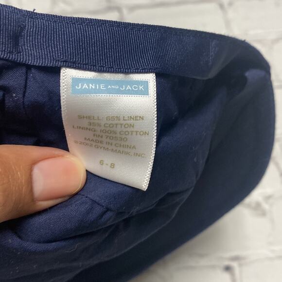 Janie and Jack Linen Blend Hat - Picture 2 of 3